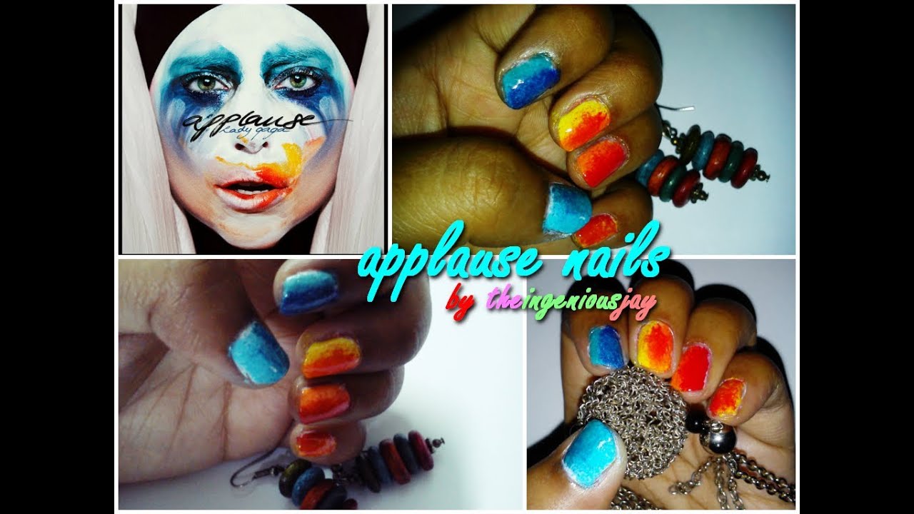 DIY: Beginners Lady Gaga Applause Nails