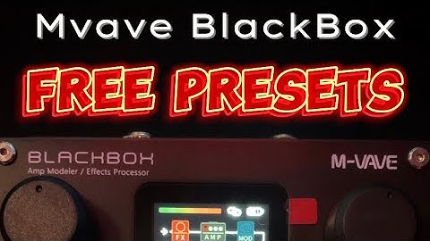 Mvave BlackBox | FREE Presets | Praise & Worship Essentials Preset