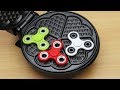 EXPERIMENT WAFFLE IRON vs FIDGET SPINNER TOY