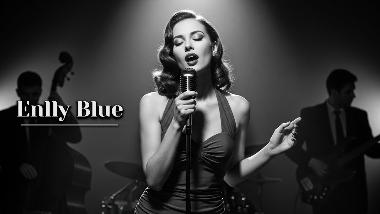 Enlly Blue - Firelight & Whiskey | Soul Blues Groove (Retro Club Jam, 1950s Bar Blues Style)