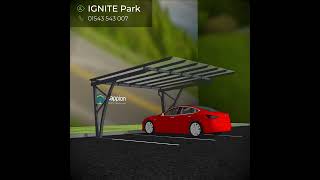 IGNITE Park - The Ultimate Cantilever Parking Canopy by the industry leading experts Kappion