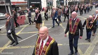ABOD Belfast & District Amalgamated Committee Remembrance Parade ~ Belfast ~ Saturday 09/11/24 (4K)