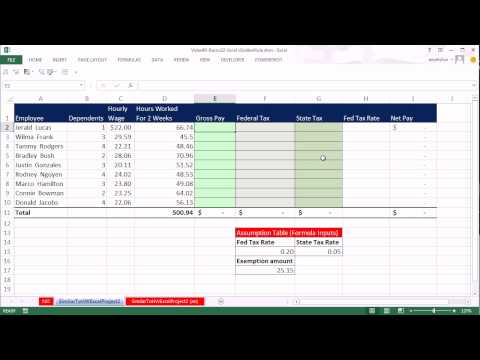 Office 2013 Class #40  Excel Basics 22  Don't Violate Excel's Golden Rule