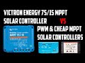 Victron Energy Blue 75/15 MPPT Solar Controller vs Ridge Ryder PWM and Maxray MPPT controller