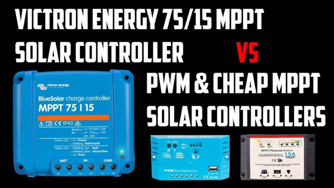 What do the LEDs tell you on a Victron SmartSolar MPPT charge Controller 