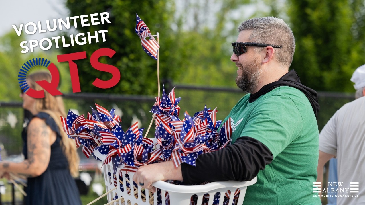 Held in April every year, National Volunteer Month is a time for us to celebrate and recognize the contributions of the many volunteers who keep New Albany moving. This year, we would like to shine the spotlight on our 2025 Business Volunteer of the Year recipients – QTS. Whether it was taking tickets at Oktoberfest, washing trays at SOUPer Supper, or supporting our Veterans Day breakfast, the hardworking staff at QTS took part in almost every event the City of New Albany offered last year!

Are you interested in exploring volunteer opportunities with the City? Head to NewAlbanyOhio.org/volunteer to see how you can make an impact!