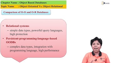 Object Oriented VS Object Relational Database - Object Based Databases - Database Management System