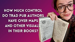 How much control do trad pub authors have over their maps and interior visuals?
