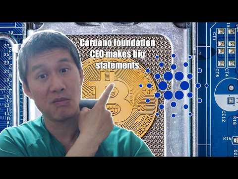 Cardano Foundation CEO Makes HUGE STATEMENTS at conference