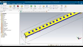 Multibeam SIW Leaky-Wave Antenna with Beam Scanning Capability in Two Dimensions for RIS, IRS on CST