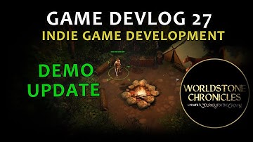Indie Cinematics, Housing Decorations & Item Tooltips! - Worldstone Chronicles Indie Game Devlog 27