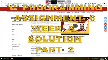 problem solving through c assignment 6 week 6 q 9 to15 part 2