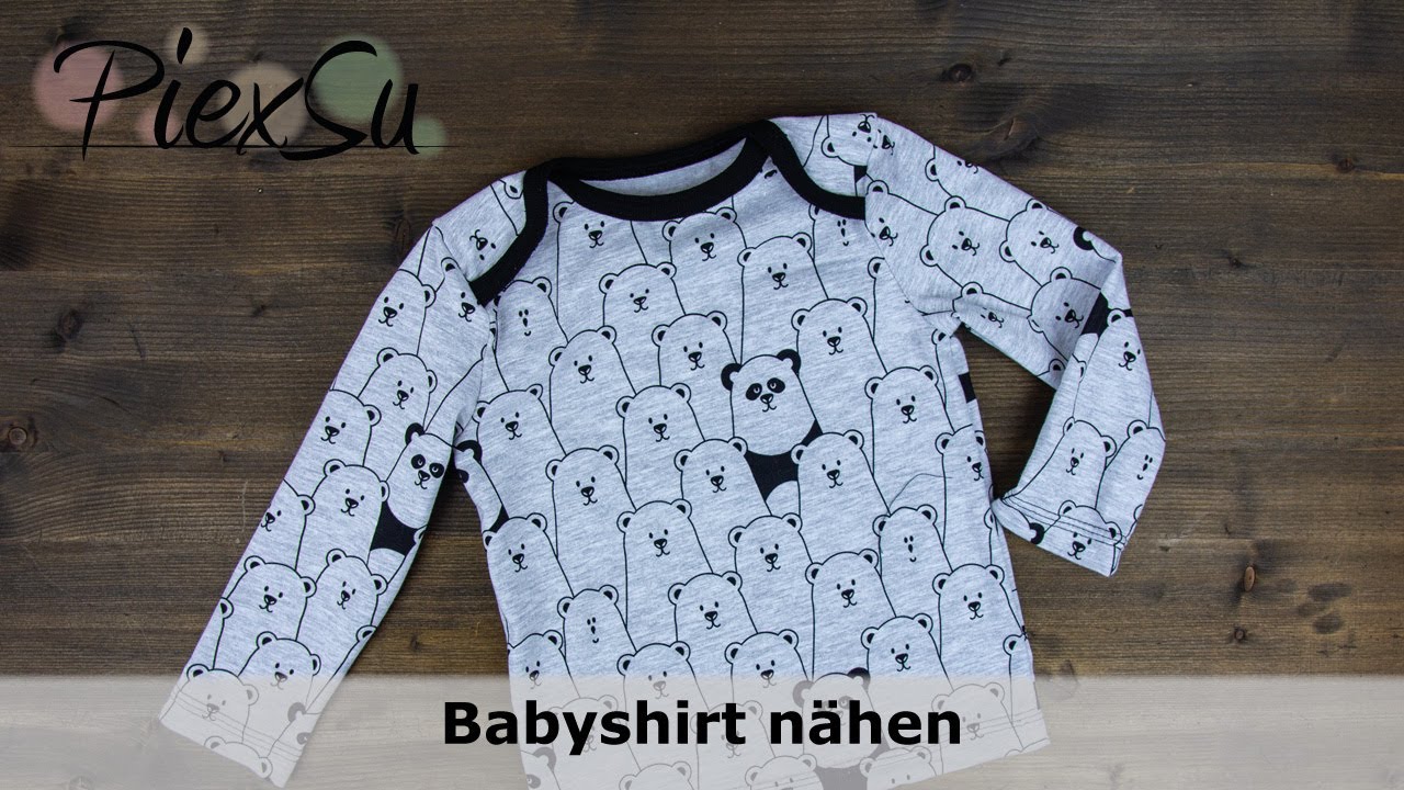 Nahanleitung Schnittmuster Piexsu Libli Babyshirt Nahen Youtube