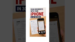 Scan Documents with Your iPhone in 30 Seconds – No Scanner Required!