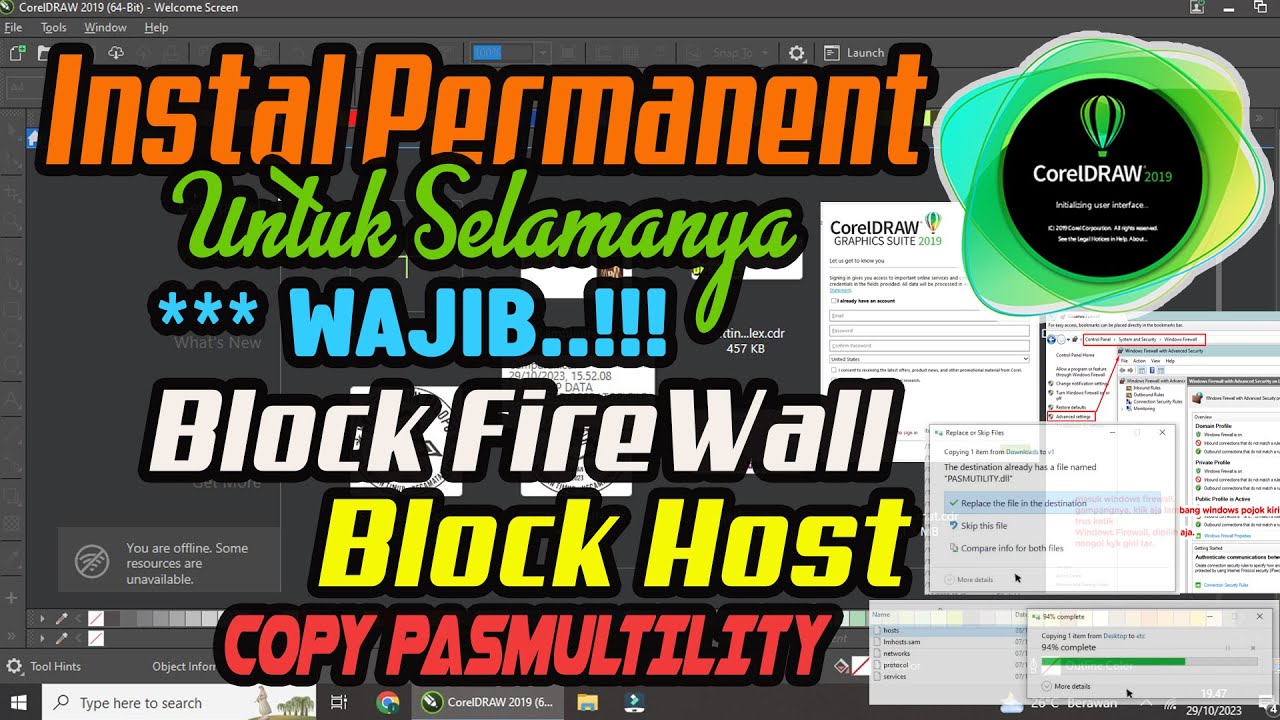 CARA INSTAL COREL DRAW 2019 LENGKAP || JADI FULL VERSION || BERLAKU UNTUK SELAMANYA