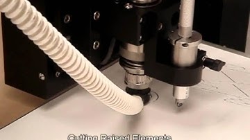 2550 CNC Router ADA Braille Sign Cut Out Vision Engraving  Routing Systems.mp4