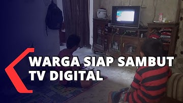 Warga Siap Sambut TV Digital