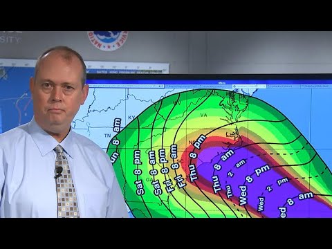 National Hurricane Center director on path of Florence