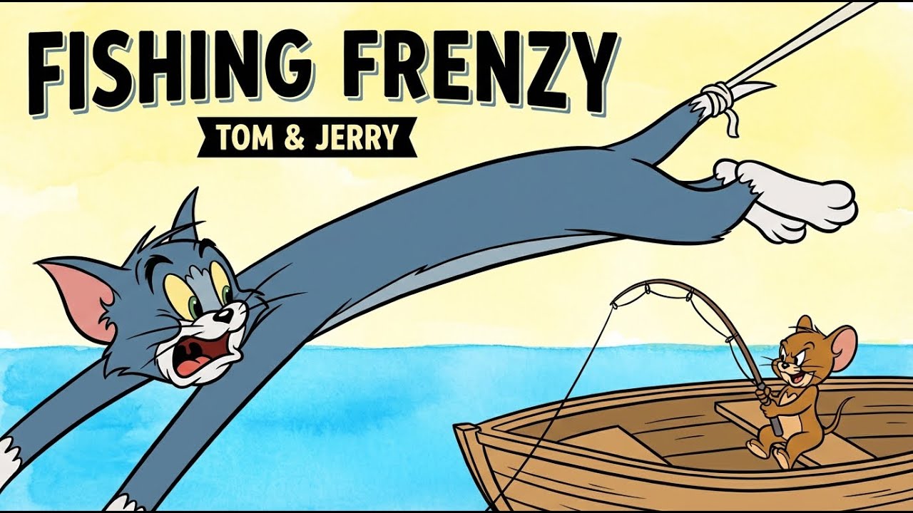 : The Fishing Pool 🎣 | Tom & Jerry Classic Style Animation