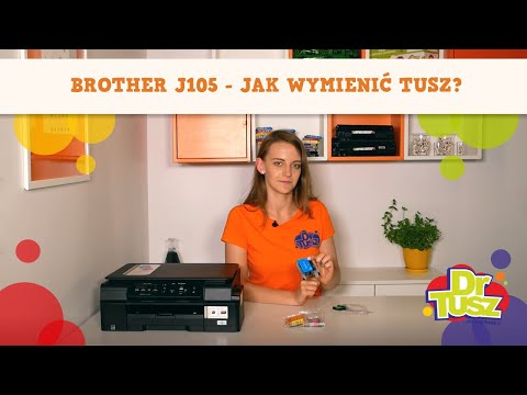Drukarka Brother J105 - jak wymienić tusze? | DrTusz.pl