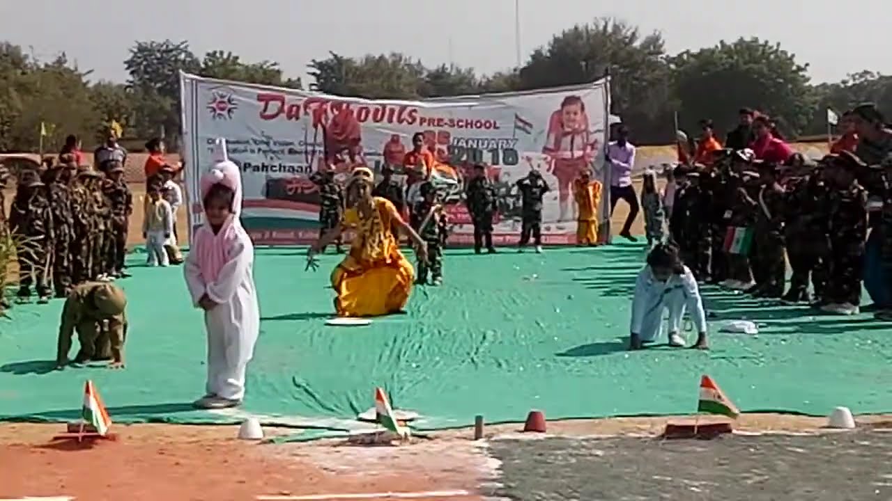 Republic Day ।। Daffodils Preschool Dance Program YouTube