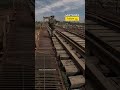 Ukrainian Soldiers Walk Across Abandoned Railway Bridge #warinukraine