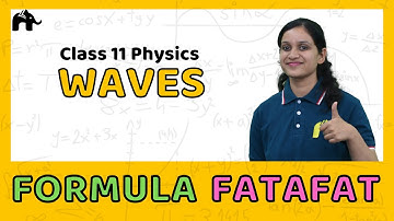 Waves | Class 11 Physics Formulas Sheet | Revision List CBSE NCERT