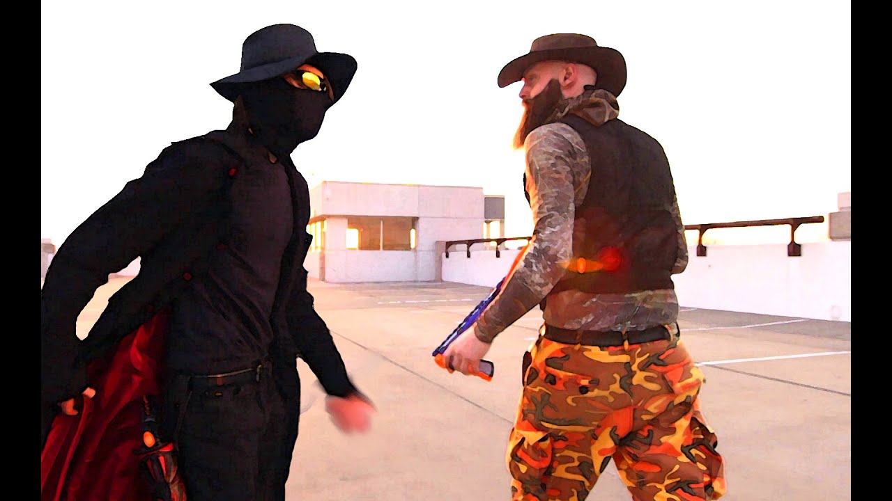 Lord Drac and Rob Lehr (2) vs 10 Nerf Badasses