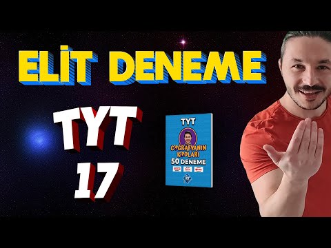 TYT COĞRAFYA DENEME SORU ÇÖZÜM KAMP-17