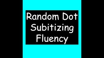 Random Dot Subitize (Numbers 0-10) - Google Slides