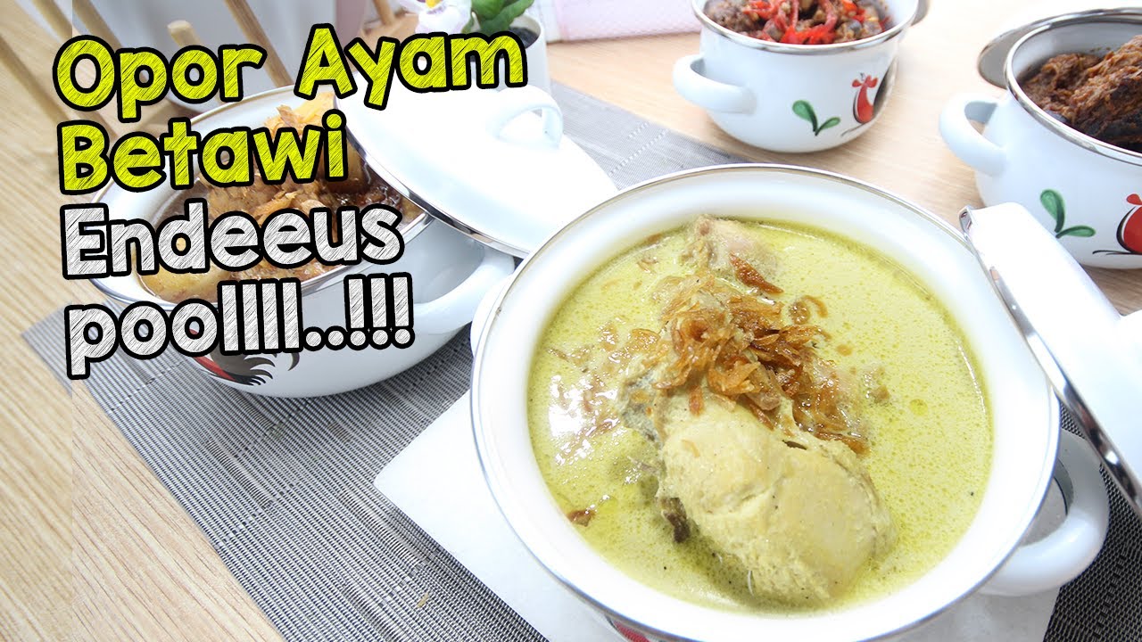 cara membuat opor ayam spesial - bumbu meresap sampai ...