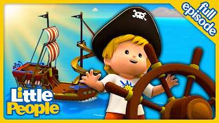 Listening for Treasure! | Little People | FULL EPISODE | Kids Cartoon!