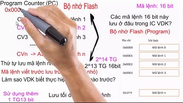 Vi điều khiển | VDK Bài 2 (p1): Bộ nhớ Flash (Program), bộ đếm chương trình, tóm tắt lập trình VDK