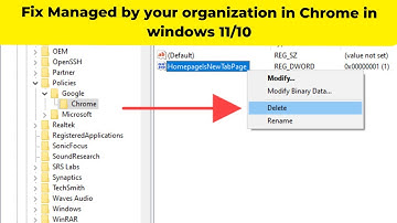 Fix Managed by your organization in Chrome in windows 11/10