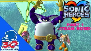 Sonic Heroes| (Team Rose) Part 1- Tutorial Time!