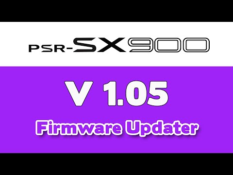 Video PSR SX900 Firmware Upgrade Process - Version 1.01 to... - youtube