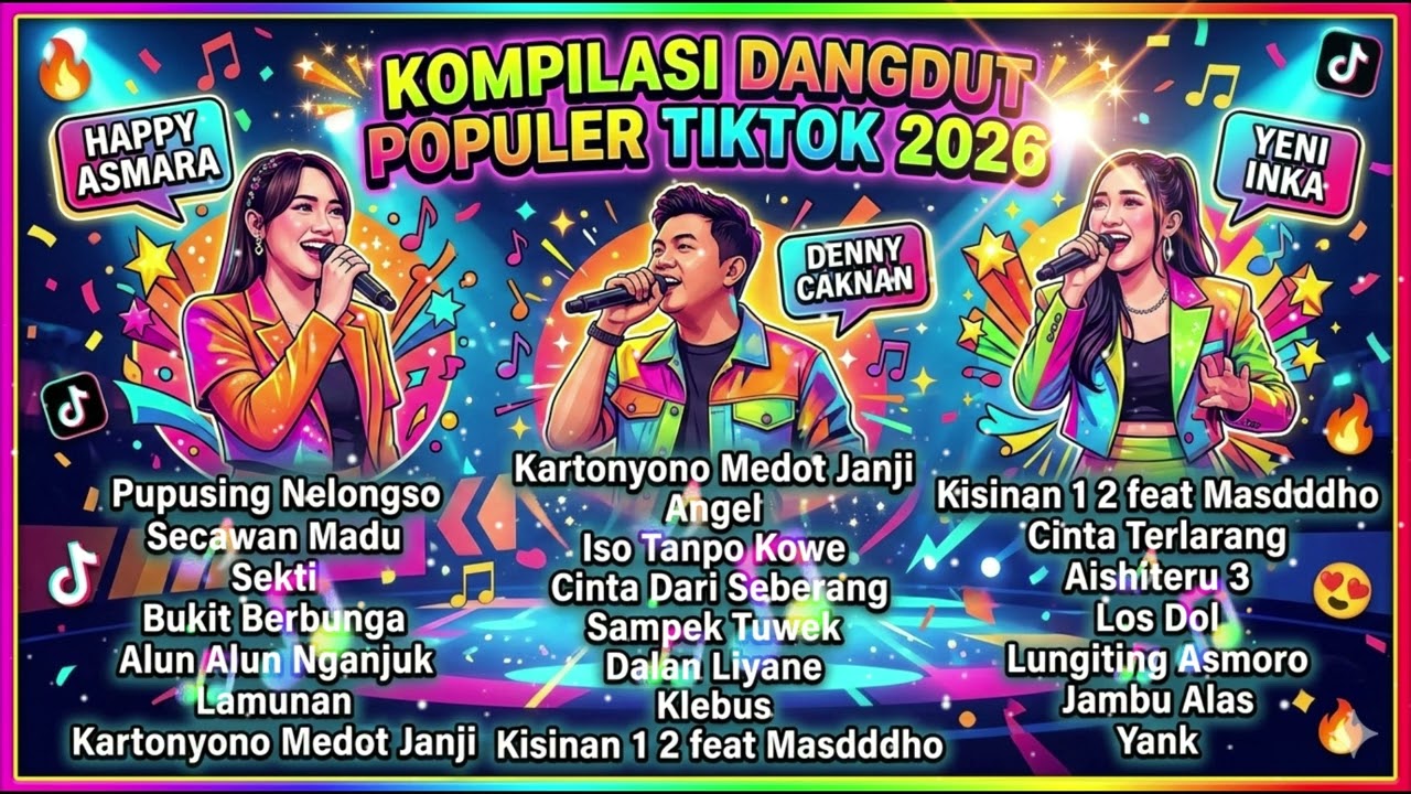 PUPUSING NELONGSO, SECAWAN MADU - HAPPY ASMARA, DENNY CAKNAN, YENI INKA DANGDUT POPULER TIKTOK 2026