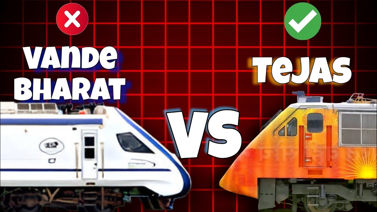 Vandebharat Vs Tejas | India's 2 Most Advanced Trains | Bullet Train | Indian Railways | IRCTC