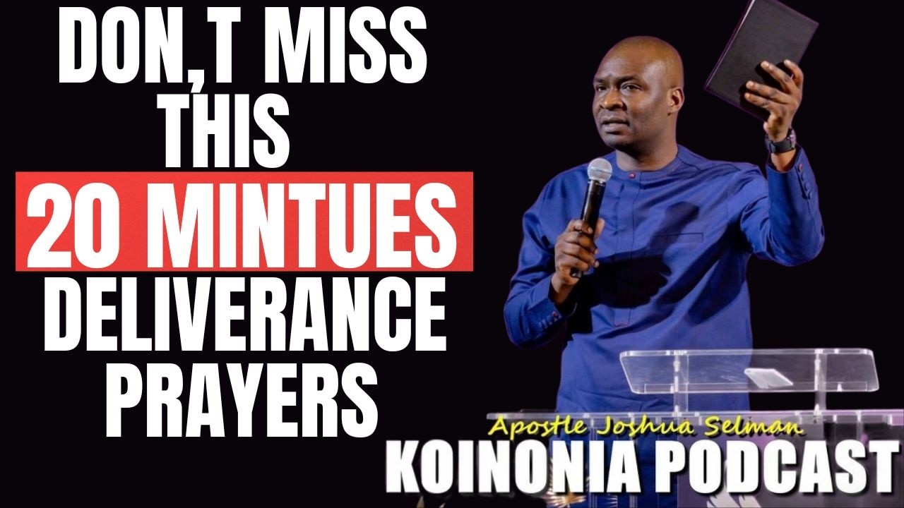 20 Minutes Morning Family Deliverance Prayer with Apostle Joshua Selman | Start Your Day Covered &