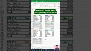 Master AutoSum in Excel in Seconds! 💡 #sum #excel #function #data #exceltips #shorts #trending #1