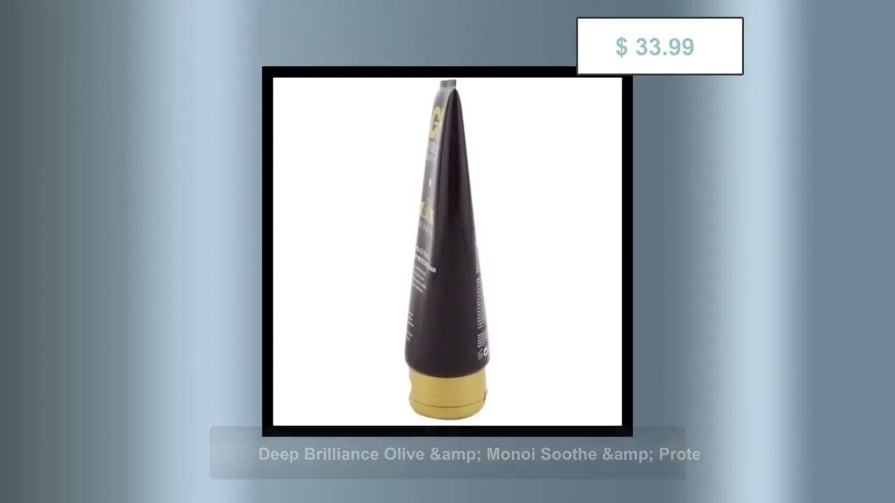 Deep Brilliance Olive & Monoi Soothe & Protect Hair & Scalp Protective Cream - 177ml-6oz