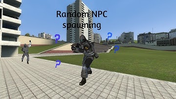Random NPC spawning (GMOD)