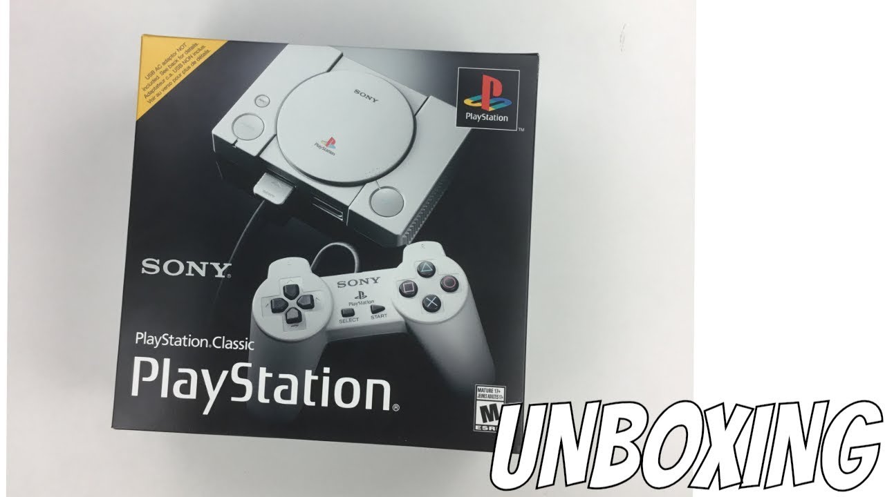 PLAYSTATION CLASSIC UNBOXING - YouTube