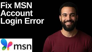 Fix MSN Account Login Error(Step By Step Guide)