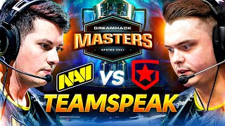 NAVI vs Gambit - CSGO Teamspeak at DreamHack Masters Spring 2021