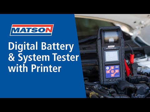 Battery Tester With Printer