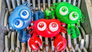 SHREDDING CRAB BROTHERS! SQUISHY TOYS EXPLODING WITH SLIME