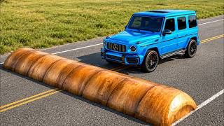 Cars vs Wooden Speed Bump - BeamNG.drive Fails & Crashes 2026! screenshot 3