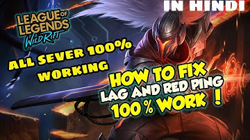 How to Fix High Ping Issues in any Server in WILD RIFT | Working Trick to SLOW PING AND GREAT