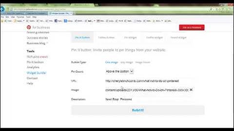 Using Pinterest Widgets for Your Website